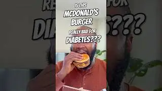 Diabetic Tests McDonald&rsquo;s Double Quarter Pounder 😳 | Blood Sugar Experiment #YourShugaDaddy #health