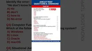 AMCAT Test Questions and Answers