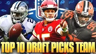 PLAYERS DRAFTED TOP 10 IN NFL DRAFT! TEAM BUILDER! Madden 19 Ultimate Team