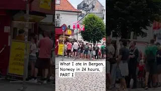 What I ate in Bergen, Norway in 24 hours. PART I. #bergen #bergeneats