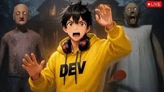 GRANNY LIVE VS DEV BHAIYA | ANZU SENPAI LIVE GAMEPLAY 😨 #shorts #shortslive