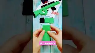 How to mak paper AWM || paper art #art #papercraft #diycrafts #shorts