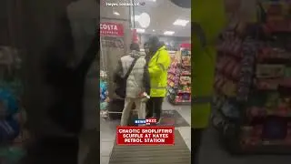 Shoplifting Chaos at Hayes Petrol Station &mdash; Crime Spirals Across UK