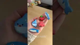 изготовление магнитов из отвердевающей на воздухе глины #искусствоиремесло #сделайсам #поделкисво...