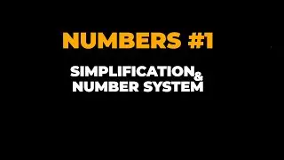 NTD6 - Numbers Part1- Simplification & Number System | Non-tech Defence Hindi
