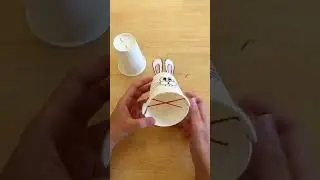 Delightful Paper Cup Jumping Rabbit
