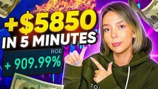 Turn $100 into $5850 on Binance Future Trading - INSANE Bitcoin Scalping with 73% Win Rate
