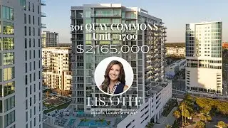 BAYSO 301 Quay Commons #1709 Stunning Designer-Furnished Condo with Panoramic Water Views