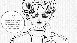 Trunks se convierte en padre - fan comic