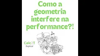 geometria e performance do motor 2 tempos.