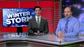 Andrew Fried: Snow storm anchor coverage 2026 #newsanchor #newsreel #news #reporter #anchor 