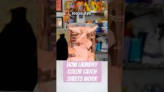 How Laundry Color Catch Sheets Work #laundry