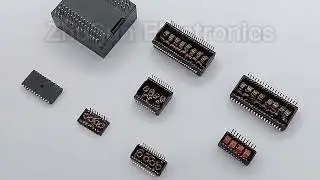 1000 Base-T With POE Dual Port 48pin Lan Transformer Filter IC Module H6080NL H5014NL