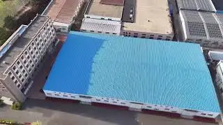 Lightweight Prefabricated Industrial Steel Shed Wide Span Workshop Steel Structure Construction.