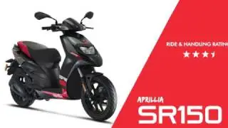 Spotlight: Aprilia SR 150 Ride & Handling Review || CredR