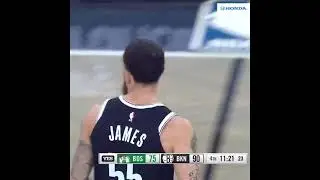 MIKE JAMES Nets debut, first points vs Celtics | 23.04.2021