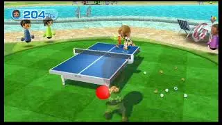 Wii Sports Resort - Table Tennis Return Challenge #2