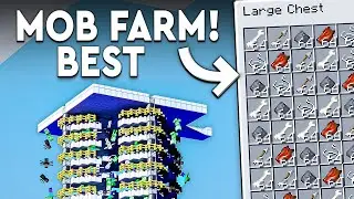 Minecraft BEST MOB FARM 1.21 - FAST! - 39,000+ Per Hour!