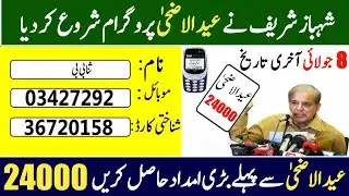 Eidi Program 24000 Imdad Start | Online Apply Ehsaas Eidi Program 2022 | Adnan online