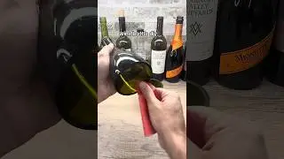 Wine Bottle Cutting Trick That Actually Works #DIY #satisfying #crafts
