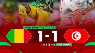 Victoire de Mali vs Tunisie CAN Maroc 8e de finale CAN Sport Football ⚽🇲🇱🇹🇳🔥