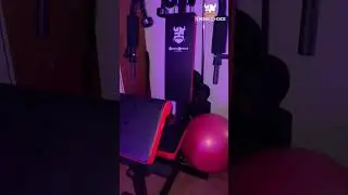 Complete home gym power station with 45 kg weights - Perfect for full-body workouts!