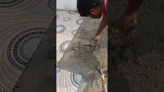 Design Parking Tile Installation on Car Parking Area #Shorts