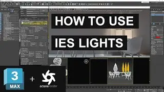 Octane for 3ds Max - How to use IES Lights