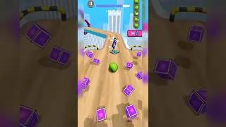 Going Balls - Bonus Level 15, Banana Frenzy gameplay arcade action platform ball precision game