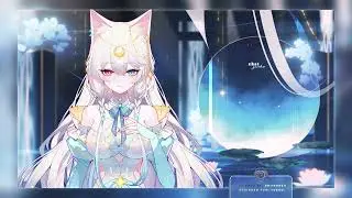 Celestial Themed Stream Overlay (@yueho_)
