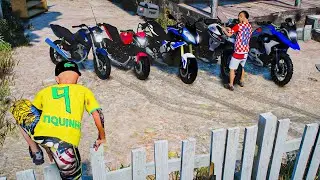 PULEI NA CONCESSONÁRIA DOS MANDRAKES MOTO no GTA 5 O FILME