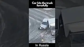 Car accident in Russia #Dashcams #youtubeshorts #shorts