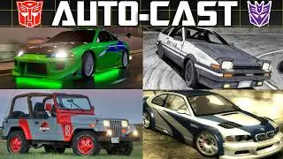 COCHES FAMOSOS si fueran TransFormers | AUTO-CAST #7