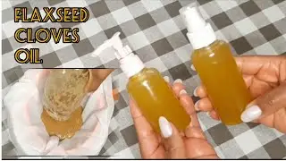 Flaxseed With Cloves  For Skin Tightening and Anti wrinkles Oil