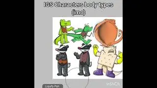 #InvestiGators Character's body types (imo) #satire #meme
