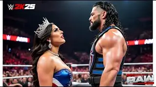 WWE LIVE MATCH  - ROMAN REIGNS VS BAD MAMA WWE RAW PT-2 #verticallive