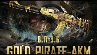 Gold Pirate AKM Lucky Spin Animation  ||  Seven Seas AKM |  PUBG_KING