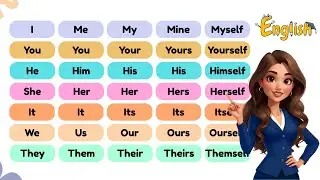 👉 English Pronouns Finally Clear ✔️ | I, Me, My, Mine, Myself