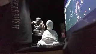 Telekinesis moving a Buddha statue!