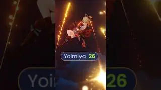 Yoimiya is the only 5 star character who was not garanted... #genshinimpact #shorts #characters