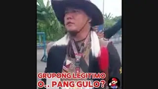 VIRAL NEWS:  DATU ADLAW ug mga Kaubang  miyembro sa grupong FTGP naharang sa PNP Checkpoint..PT. 1