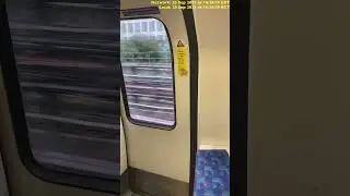 London Underground Jubilee Line 1996 Stock West Ham to Stratford