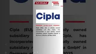 Cipla | 29 MAY 2025 | #bse #nse #marketnews #news #Cipla #Pharmaceuticals #Rx #