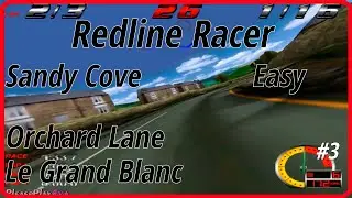 Redline Racer (1998) ✓ Walkthrough #3 ✓ Easy Gold ✓ Sandy Cove, Orchard Lane, Le Grand Blanc