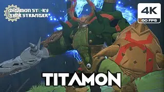 Digimon Story: Time Stranger - Titamon Boss Fight (4K 60 FPS PC)