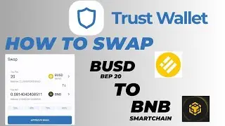 Swap Busd To BNB || How To Swap || Busd to BNB Swap || Swap Process || Trust Wallet Feature