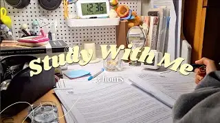 FOCUS 3 hrs with me | 90/10 pomodoro | mid-night cramming