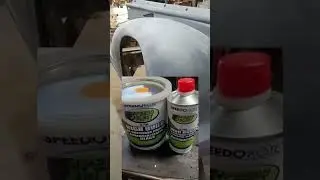 1ST COAT OF 2K HIGH BUILD PRIMER 🤘 #racecar #racing #bodywork #goals #paint #performance #car #truck