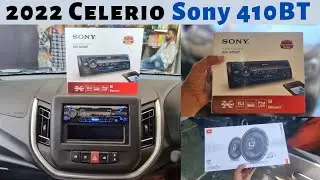 2022 Maruti Suzuki Celerio Accessories | Sony 410BT Stereo & JBL 350w 6 inch Speakers | 6268777684
