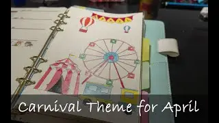 PLAN WITH ME | April 2020 Bullet Journal Setup | Carnival Theme